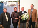 v.li. Reinhard Fuhr, Elke Wehling, Klaus-Dieter Lachmann und Reinhard Linke