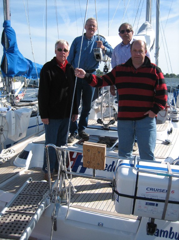 Hessenregatta 2008/ vier Mann und ein Boot