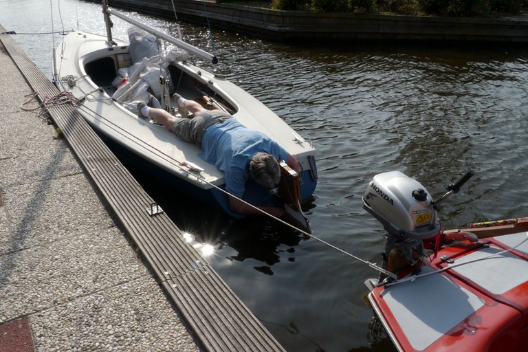 die Boote werden startklar gemacht