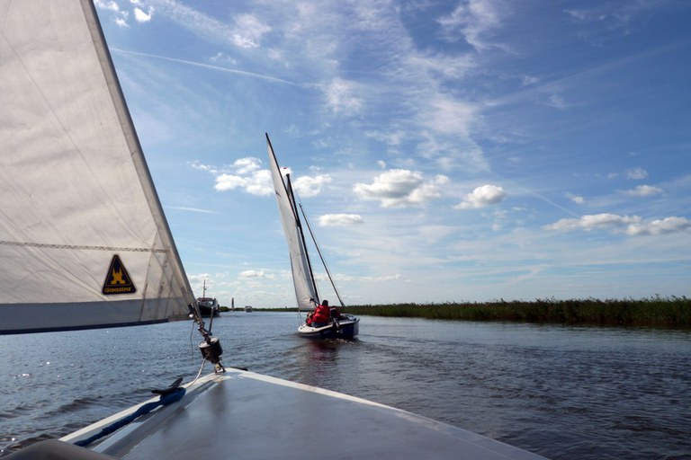 Kanal von Woudsend zum Slotermeer