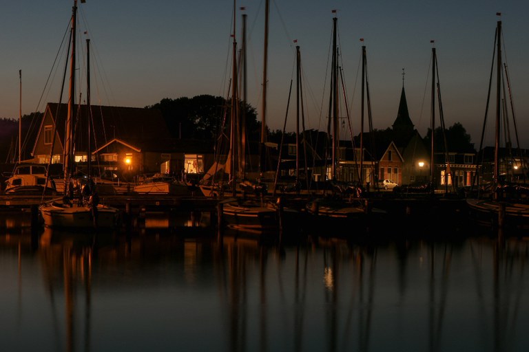 Heeger Hafen am Abend