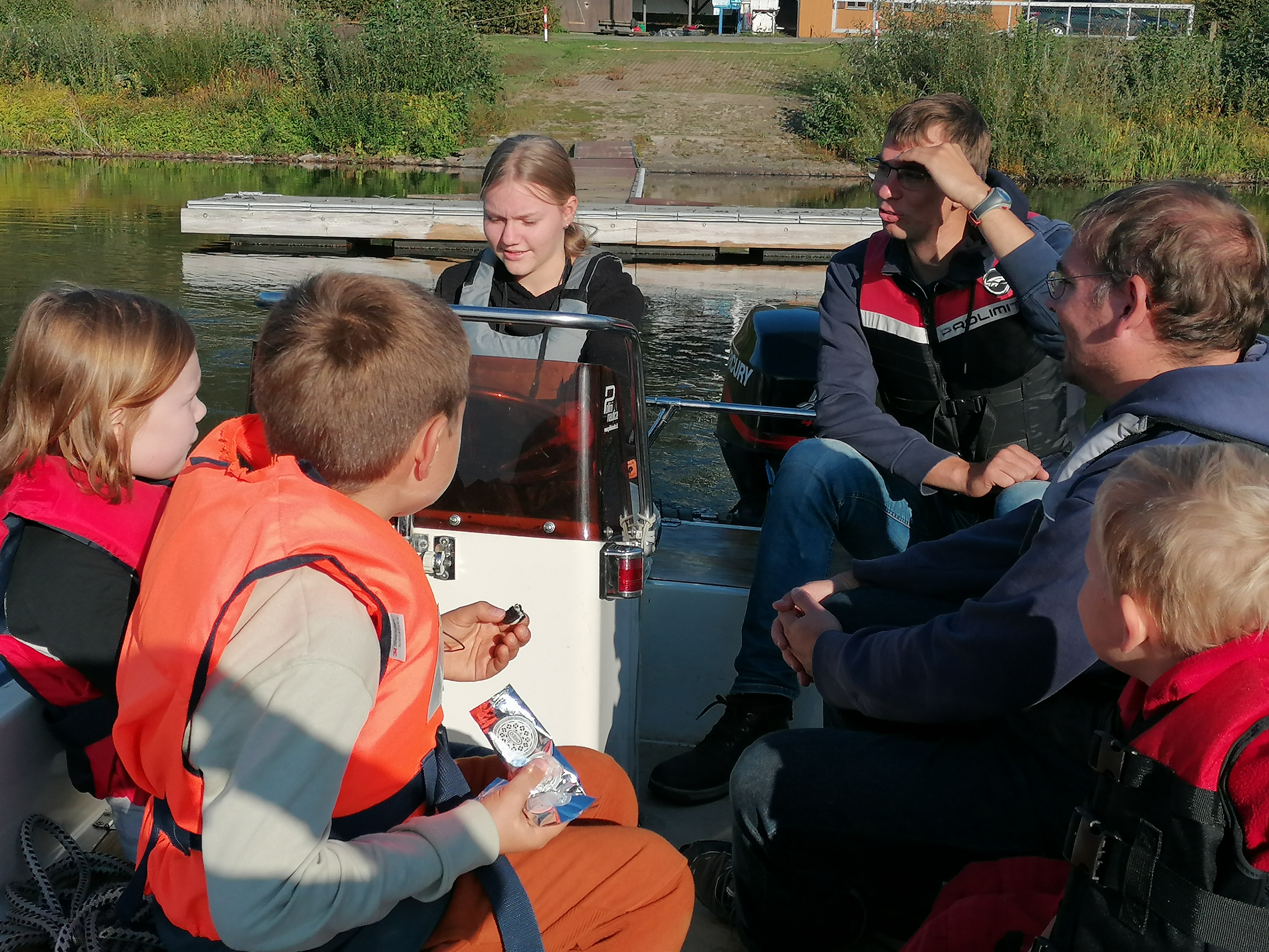 Kein Wind - also heute Motorboot