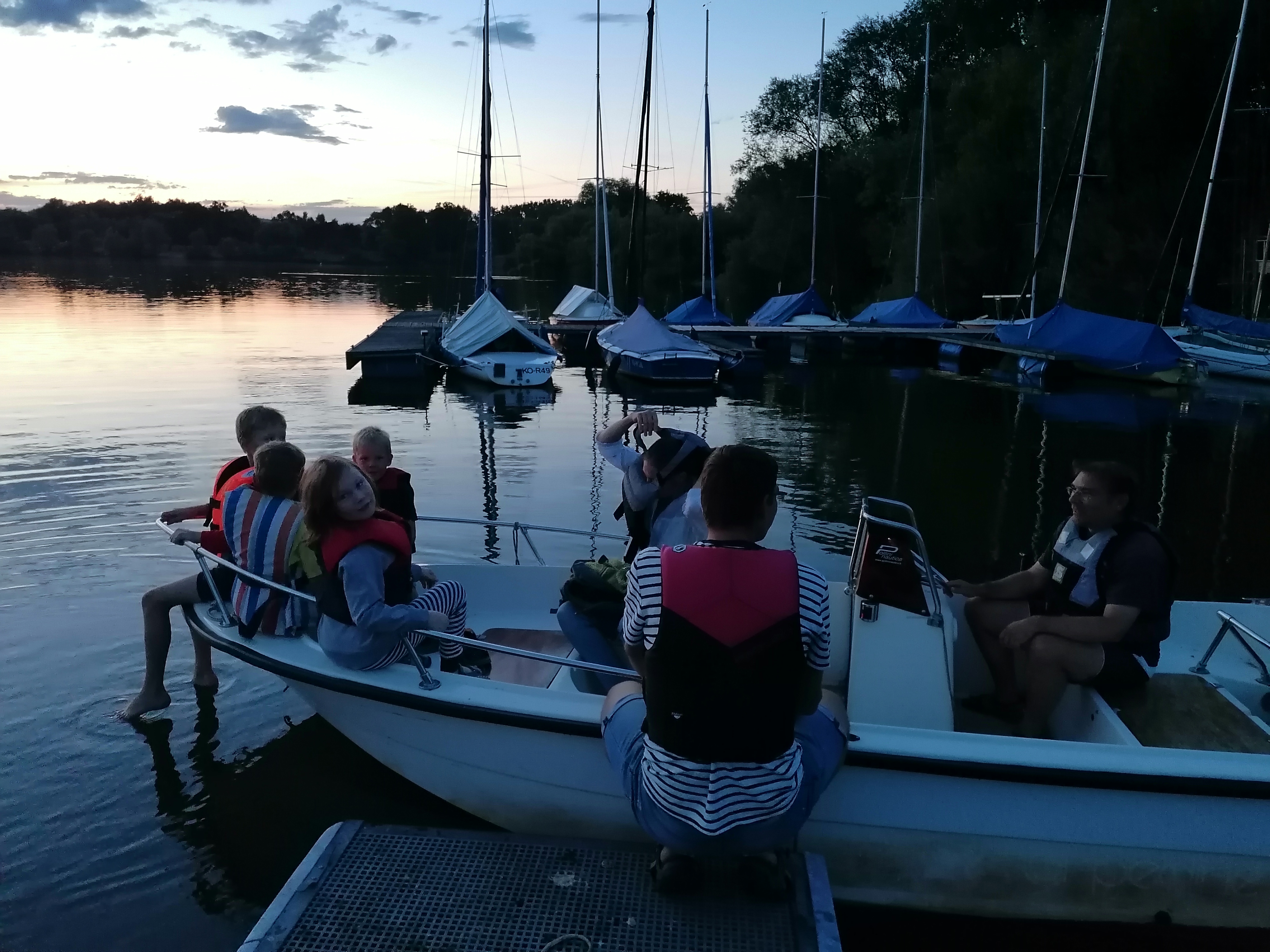 Wenn gar nichts geht muss dann doch das Motorboot herhalten